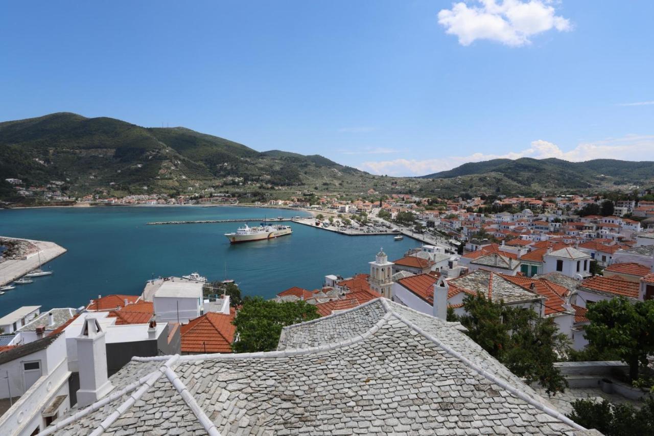 Villea Seaview Apartments Skopelos Town Ngoại thất bức ảnh