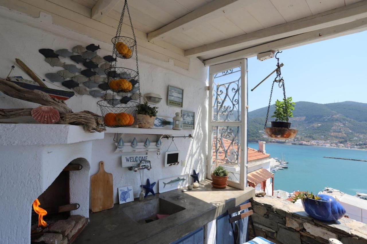 Villea Seaview Apartments Skopelos Town Ngoại thất bức ảnh